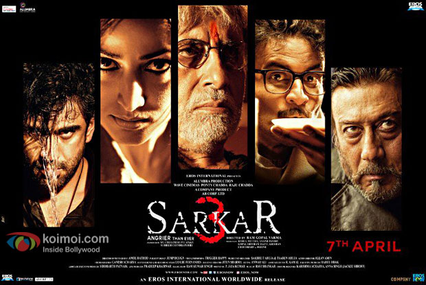 Sarkar 3 Poster Out : Big B, Jackie Shroff, Yami And Others Look Fierce