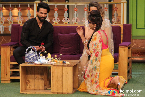 Shahid Kapoor and Kangana Ranut Prromot Rangoon At The Kapil Sharma Show