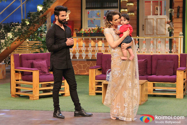 Shahid Kapoor and Kangana Ranut Prromot Rangoon At The Kapil Sharma Show