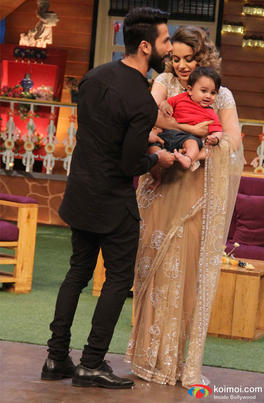 Shahid Kapoor and Kangana Ranut Prromot Rangoon At The Kapil Sharma Show