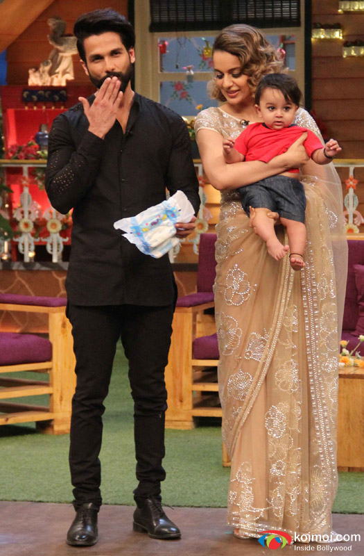 Shahid Kapoor and Kangana Ranut Prromot Rangoon At The Kapil Sharma Show