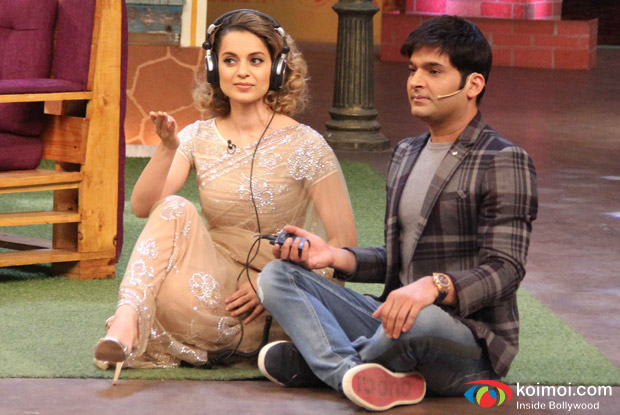 Shahid Kapoor and Kangana Ranut Prromot Rangoon At The Kapil Sharma Show