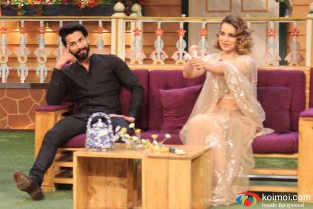 Shahid Kapoor and Kangana Ranut Prromot Rangoon At The Kapil Sharma Show