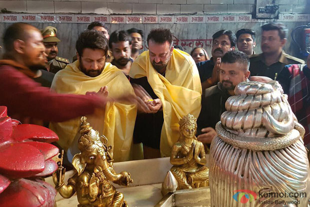 Sanjay Dutt Celebrates Mahashivratri At Famous Agra Temple