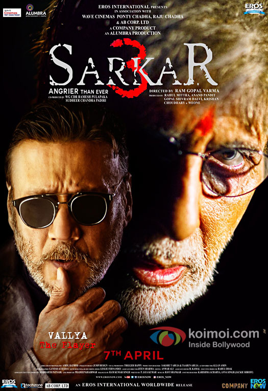 Sarkar 3 Character Poster: Jackie Shroff As Vallya - The Player