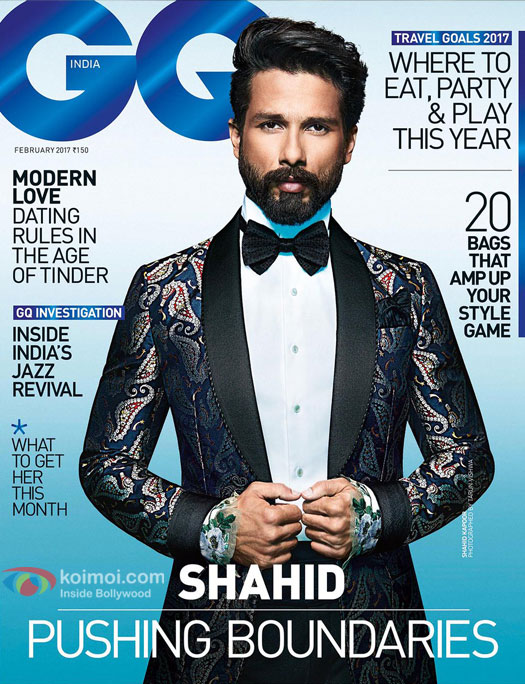 Shahid Kapoor On The GQ Cover