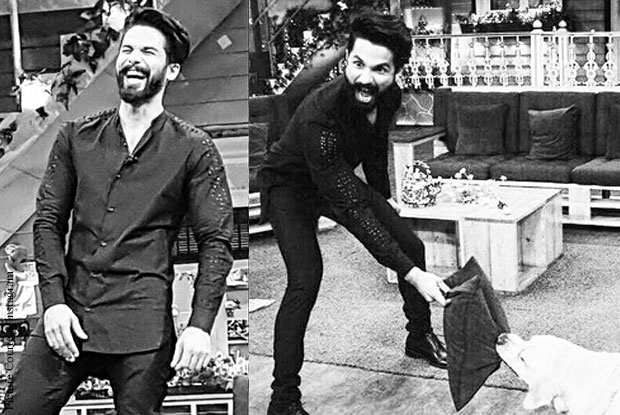Shahid Kapoor promotes 'Rangoon' despite flu
