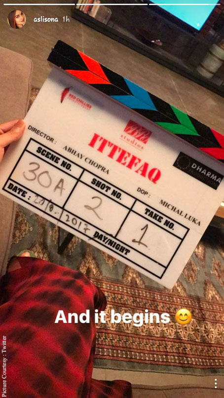 Sonakshi Sinha Begins Shooting For Ittefaq Remake