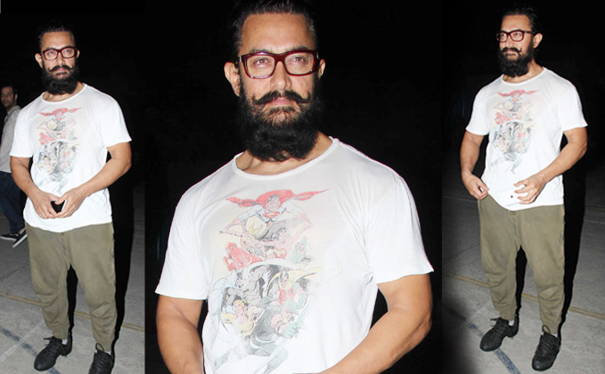 Aamir Khan SPOTTED At Dance Rehearsal For Movie Secret Superstar