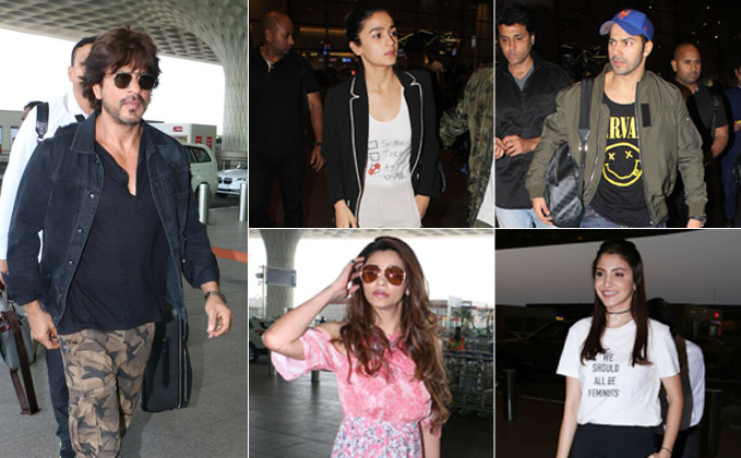 Airport Diaries: Shah Rukh Khan, Vaani Kapoor, Daisy Shah Arrive In Style!