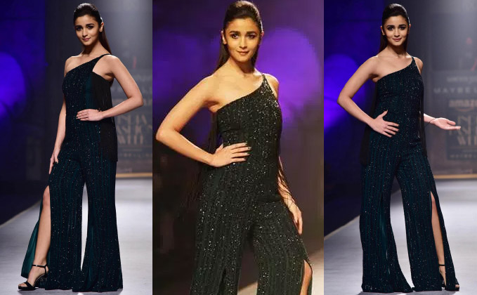 Alia sported a 'grungy' look for Namrata Joshipura at AIFW A-W 2017