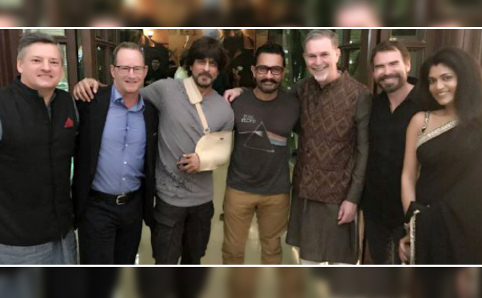 Shah Rukh, Aamir Spend 'Khantastic' Night With Netflix CEO