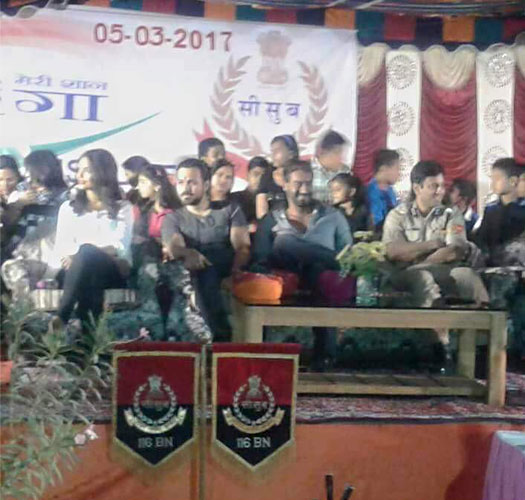 Ajay, Emraan meet BSF troopers