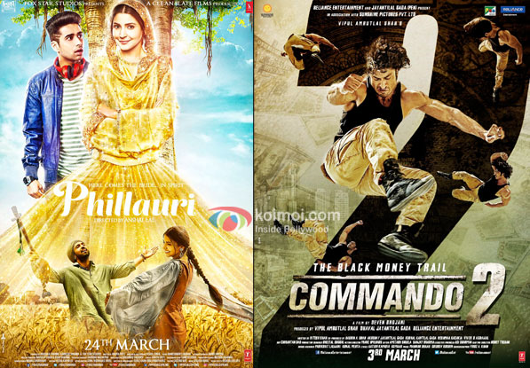 Box Office - Phillauri collects similar to Commando 2 in Week One