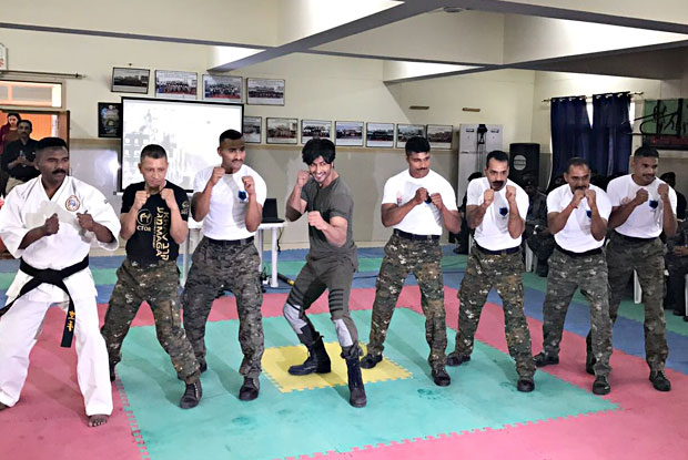 Commando 2 Stars Vidyut Jammwal Meet CISF Officials In Delhi