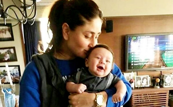 Kareena Kapoor Khan kissing Taimur
