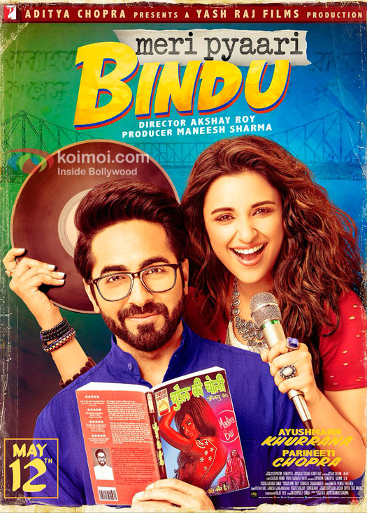 Meri Pyaari Bindu Poster: Geeky Ayushmann & Spunky Parineeti Are Here To Steal Your Hearts!