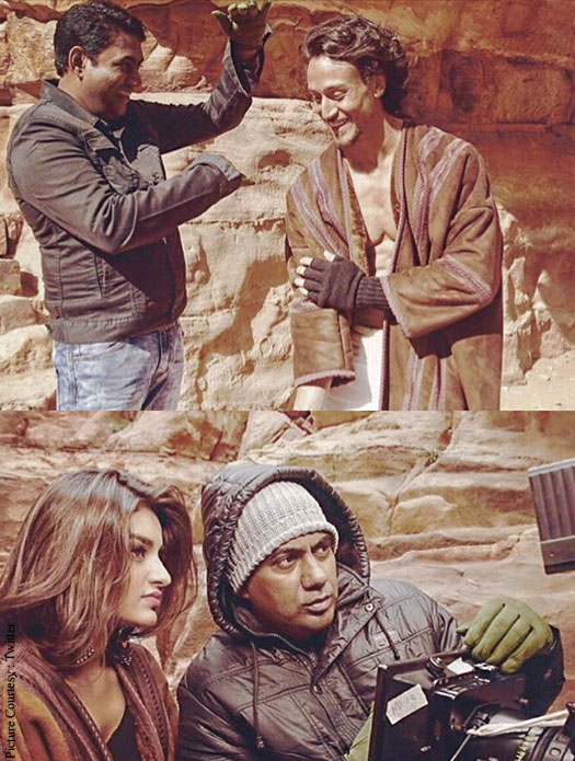 Tiger Shroff, Niddhi Aggerwal Snapped On The Sets Of Munna Michael