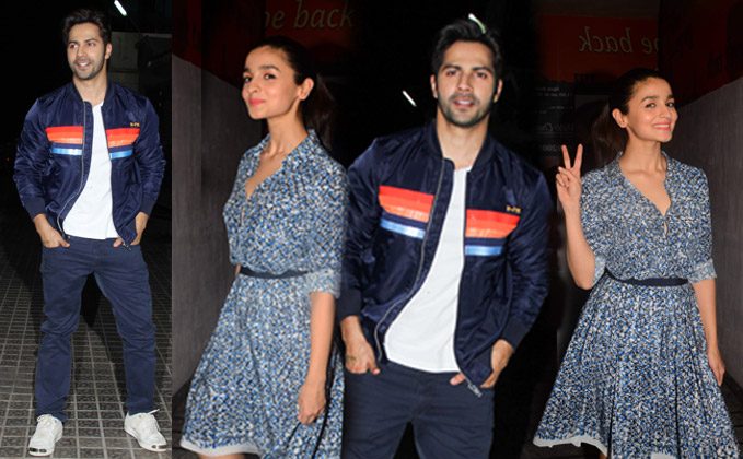 Alia Bhatt,Varun Dhawan Karan Johar and many more celebs attended Special Screening of Badrinath Ki Dulhania