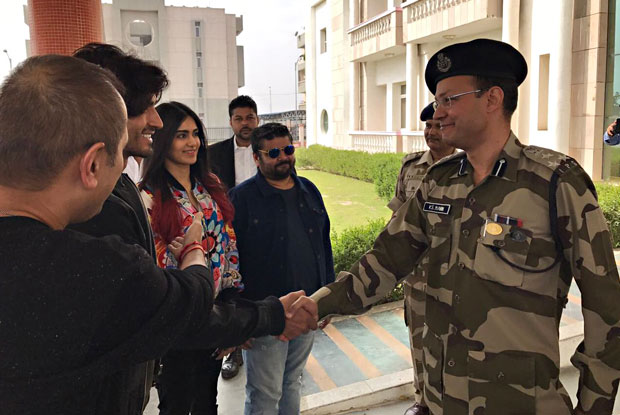 Commando 2 Stars Vidyut Jammwal And Adah Sharma Meet CISF Officials In Delhi
