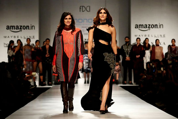 Vaani Kapoor turns showstopper for Rina Dhaka's Dark Romanticism