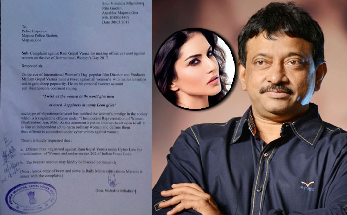 Womens Branch Of Hindi Janjagruti Files Complaint Against RGV Over Sexist Tweet About Sunny Leone