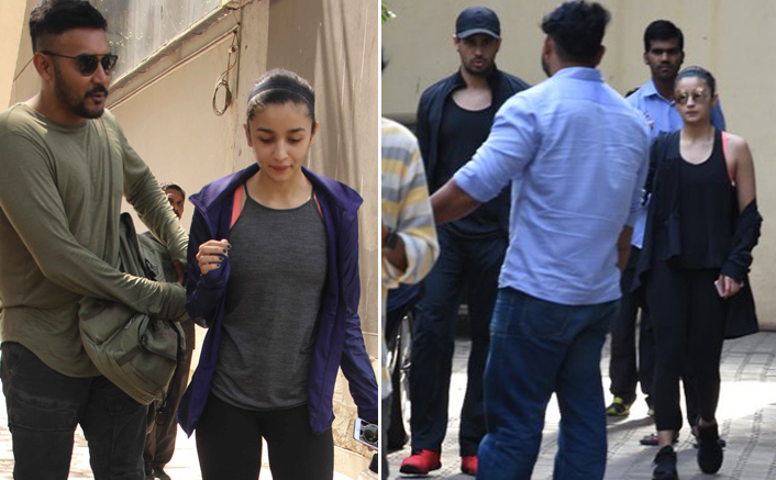 Alia Bhatt and Sidharth Malhotra spotted at vishesh films
