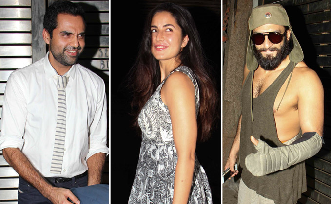 Katrina Kaif, Ranveer Singh Abhey Deol late night party at Farhan Aktar's house