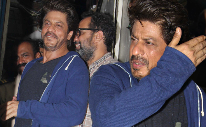 Spotted: Shah Rukh Khan spends an evening with director Anand L Rai at a Bandra bar