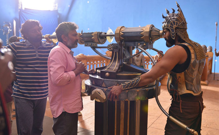 Baahubali 2: Rana Daggubati Aka Bhalladeva Shares Behind The Scenes Pictures!