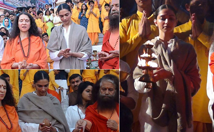 Deepika Padukone Performs The Ganga Aarti | Pictures From Rishikesh Go Viral!