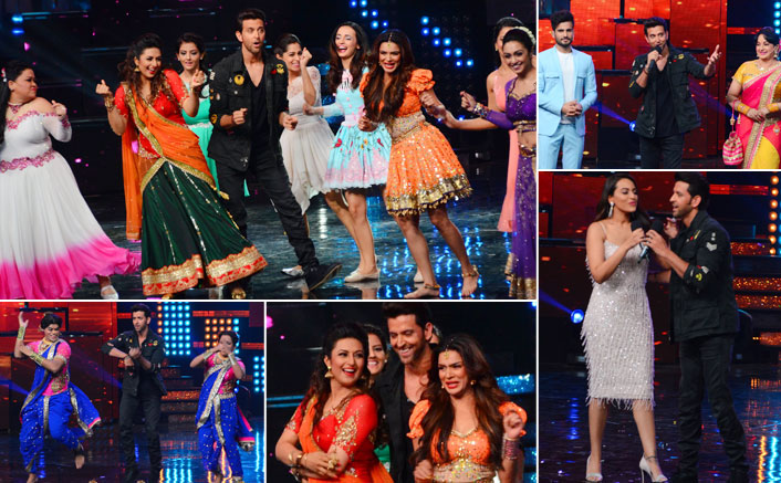 Hritik Roshan on the set of Nach Baliye