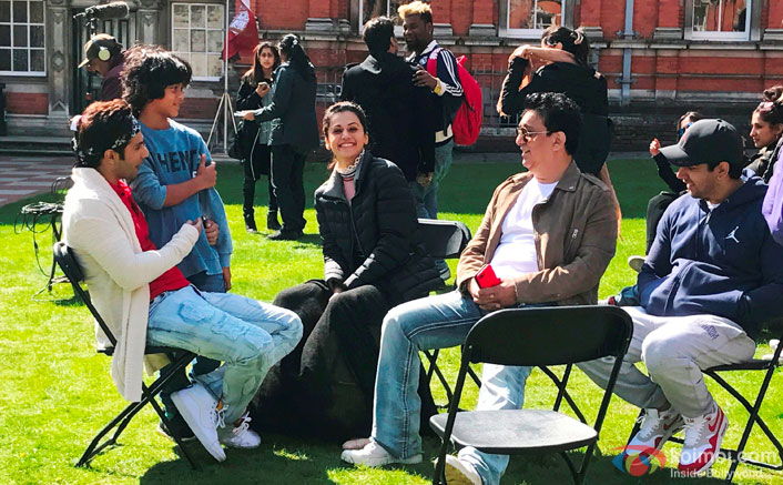 Varun Dhawan, Taapsee Pannu And The Cast & Crew Of Judwaa 2 Have Fun In London!