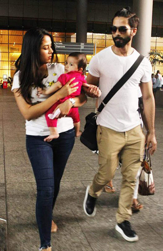 Misha Kapoor's Day Out With Shahid Kapoor & Mira Rajput