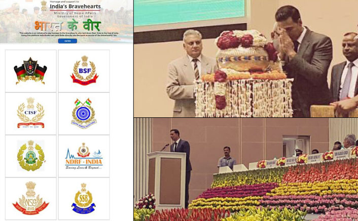 Pictures: Akshay Kumar Gets Emotional As He Launches 'Bharat Ke Veer' App For Indian Soldiers