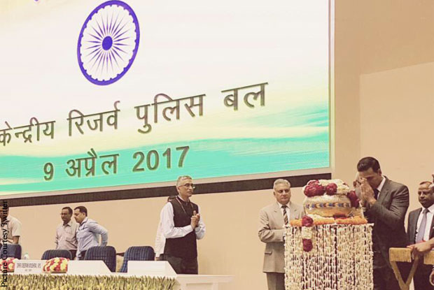 Pictures: Akshay Kumar Gets Emotional As He Launches 'Bharat Ke Veer' App For Indian Soldiers
