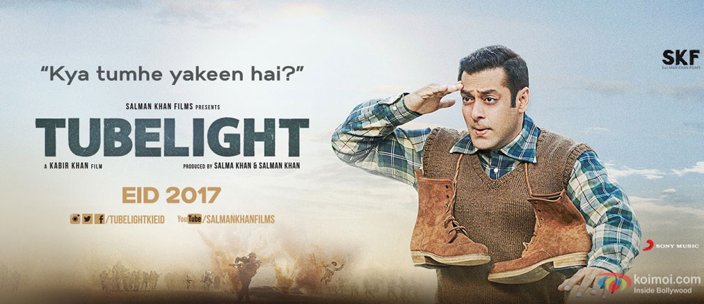 SONY MUSIC BEGINS 2017 WITH SALMAN KHAN’S TUBELIGHT