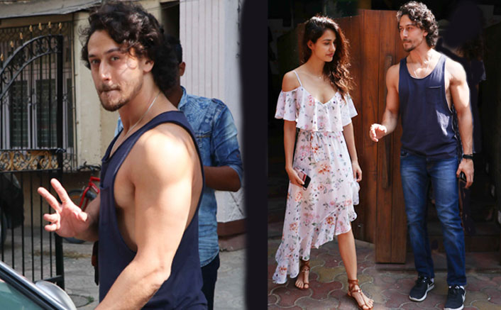 Tiger and disha spotted at indigo cafe