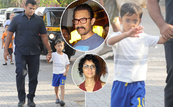 Aamir Khan's Youngest munchkin Azad Rao Goes for a Stroll