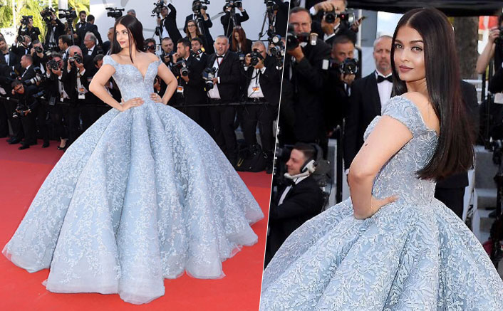 Aishwarya looks princess-like at Cannes red carpet