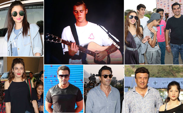 Bollywood celebrities at Justin Bieber concert