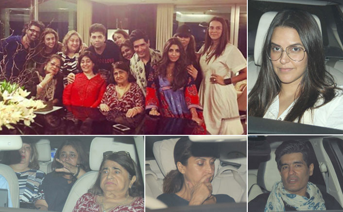 CELEBS SPOTTED AT KARAN JOHAR HOUSE