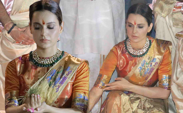poster launch of kangana ranaut's upcoming movie manikarnika