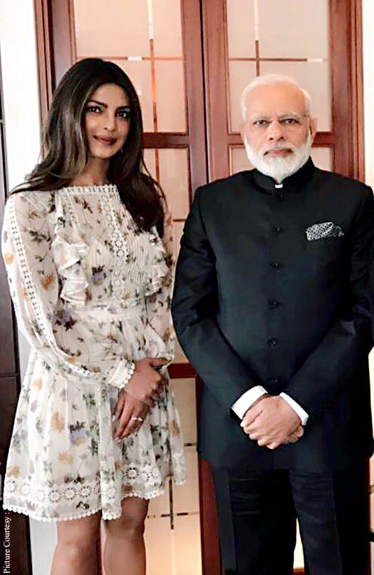 Priyanka Chopra Meet Narendra Modi In Berlin