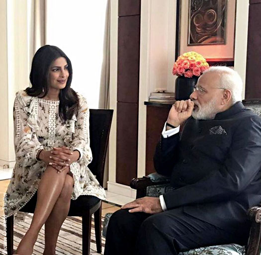 Priyanka Chopra Meet Narendra Modi In Berlin