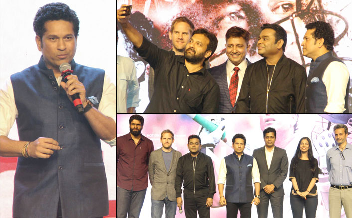 Song launch of film Sachin, A Billion Dreams