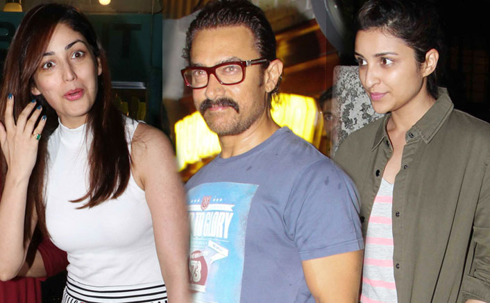 Spotted: Parineeti Chopra, Aamir Khan & Yami Gautam