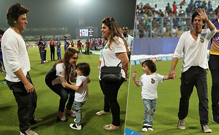 SRK races with son AbRam on the Eden turf