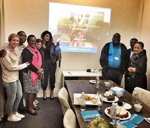 Priyanka Chopra is in the Zimbabwean capital to promote UNICEF