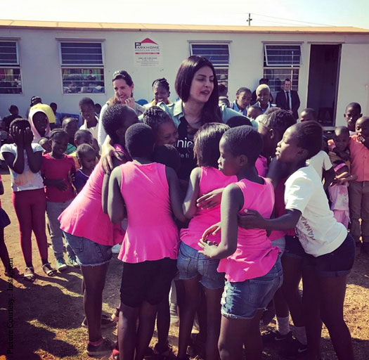 Priyanka Chopra is in the Zimbabwean capital to promote UNICEF